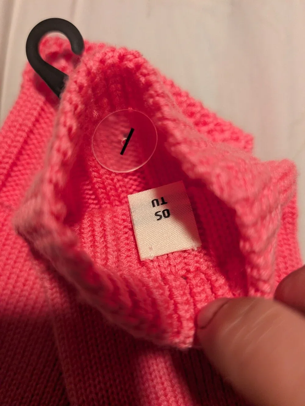 UGG Pink Knit Fingerless Gloves